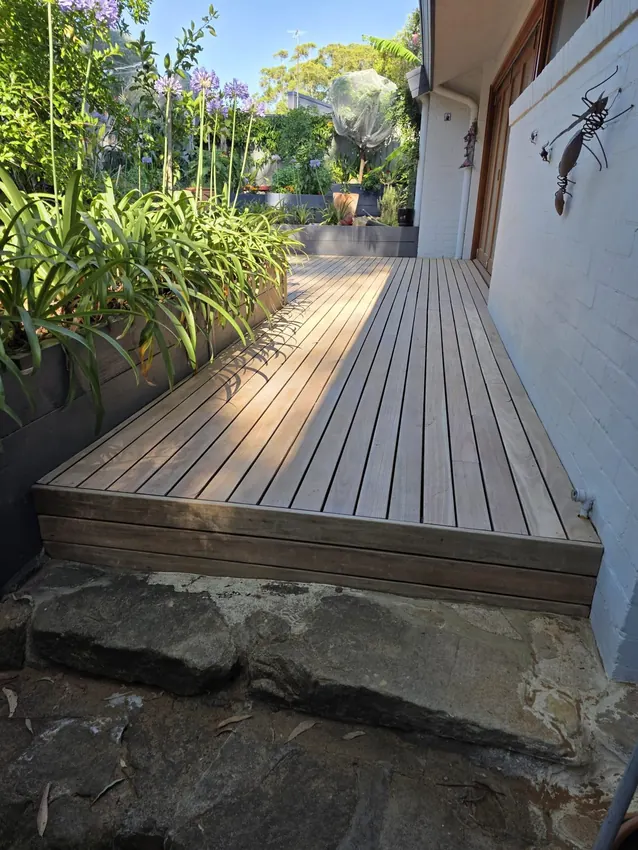 Recent decking work in the Winston Hills area.