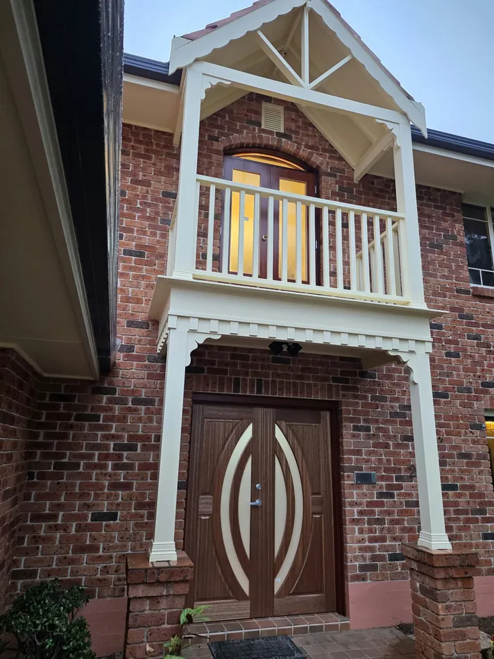 External Doors, Balcony & Eaves Upgrade: balcony and gable trim refurbished, Castle Hill